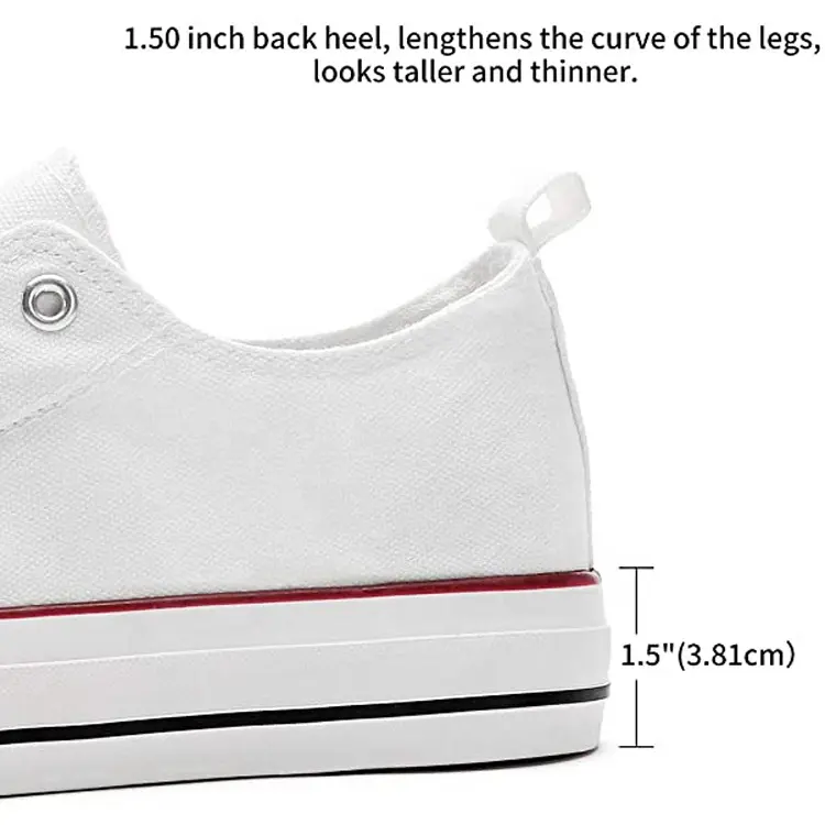Factory Wholesale Cheap Fashion Custom Logo Simple Style Slip On Unisex Women White Canvas Shoes